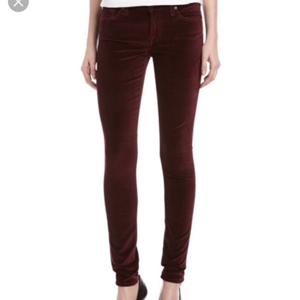 For all 7 mankind velvet jeans